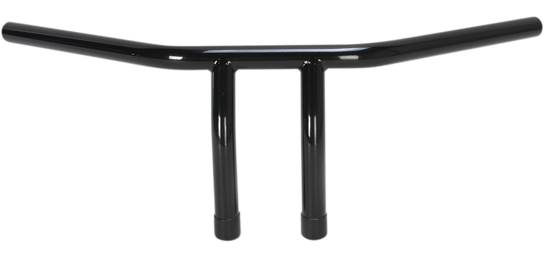 Handlebars 6 in. High T-Bar 1 in. (25mm) - Black with Wiring Dimples