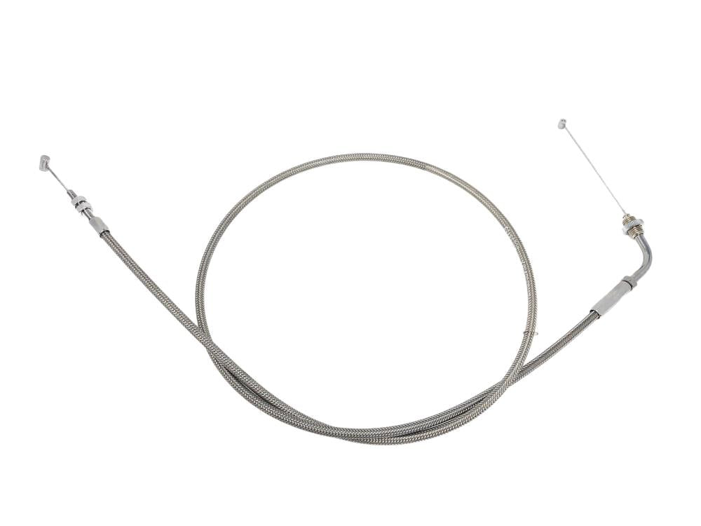 Load image into Gallery viewer, Braided Throttle Cable fits Honda VT750C2 Ace, VT750DC Black Widow Stock Length - Highway Hawk H20-0186