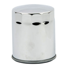 Load image into Gallery viewer, Magnetic Chrome Oil Filter fits Harley Dyna, Softail, Touring 1999-17 (Twin Cam) - Drag Specialties DS275188
