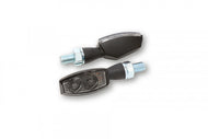 HIGHSIDER 204-300 Mini Turn Signal Set Smoke Lens (Pair) - Black