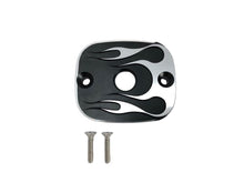 Load image into Gallery viewer, Master Cylinder Cover Flame Harley-Davidson Touring, Softail, Dyna

