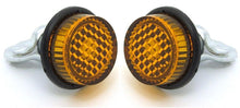 Load image into Gallery viewer, Reflectors, Reflective Mounting Bolts Pair (2) with Wingnut to Secure - Amber - Chris Products CH4A
