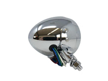 Load image into Gallery viewer, Bullet Spot Light (1) Tech Glide Chrome Plain Shell - Chrome  - Highway Hawk H68-1240
