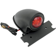Sparto Satin Black Rear Tail Light + Licence Holder Chopper Bobber - Custom Chrome 340306