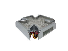 Load image into Gallery viewer, Maltese (Iron) Gothic Cross Rear LED Tail Light - Chrome - Highway Hawk H68-0160
