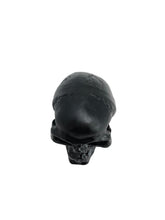 Load image into Gallery viewer, Cracked Skull Ornamental Statue for Fenders or Bonnet Mascot - Black
