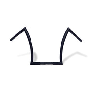 Handlebars Bad Ape Hanger 15 inch High 1-1/4 in (32mm) Diameter, Black - Highway Hawk H55-554B