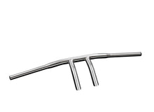 Load image into Gallery viewer, Fat 1-1/4 in. (32mm) Wishbone T-Bar Handlebars, Chrome fits Kawasaki, Suzuki Selected Models - Highway Hawk H55-513
