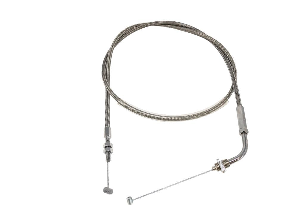 Load image into Gallery viewer, Braided Throttle Cable fits Honda VT750C2 Ace, VT750DC Black Widow Stock Length - Highway Hawk H20-0186