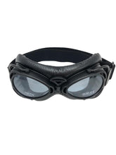 Load image into Gallery viewer, Red Baron Aviator/Flying Goggles Dakota for Open Face Helmets - Black &amp; Black - Highway Hawk H02-917
