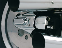 Load image into Gallery viewer, Kuryakyn 8200 Phantom Chrome Swingarm Covers for Harley Softails 1986-2007
