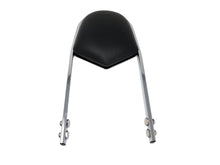 Load image into Gallery viewer, Backrest Sissy Bar "Wide Small" in Chrome without Brackets (approx 210mm wide) - Highway Hawk H52-9310
