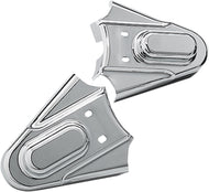 Kuryakyn 8200 Phantom Chrome Swingarm Covers for Harley Softails 1986-2007