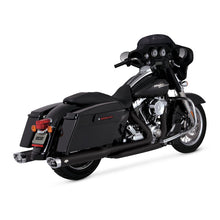 Load image into Gallery viewer, Vance &amp; Hines Dresser Duals Header Pipes Black 2009-2016 Touring
