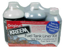Load image into Gallery viewer, Kreem Fuel/Petrol Metal Tank Sealer &amp; Liner Kit includes Prep &amp; Tank Sealant
