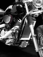 Load image into Gallery viewer, Radiator Cover Kawasaki VN900 Vulcan Custom/Vulcan Classic VN 900 - Highway Hawk H714-6192
