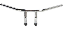 Load image into Gallery viewer, Handlebars 6 in. High T-Bar 1 in. (25mm) - Chrome
