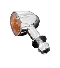 Load image into Gallery viewer, Turn Signal set (2 pieces) &quot;Tech Glide&quot; Turn Signal in Chrome, Short Stem - Highway Hawk H203-335
