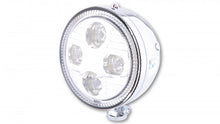 Load image into Gallery viewer, HIGHSIDER 223-004 LED Headlight 5-3/4 inch &quot;ATLANTA&quot; Bottom Mount -Chrome
