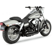 Load image into Gallery viewer, Vance &amp; Hines PCX Black Shortshots Staggered Exhaust 2006-2011 Dyna
