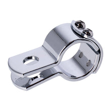 Load image into Gallery viewer, 7/8 Inch (22mm) 3 Piece Clamp Chrome for Footpeg/Spot Light - Motorcycle Storehouse 949965
