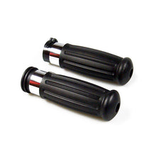 Load image into Gallery viewer, Old School Vintage Retro Rubber 1 inch Grip Set fits Harley-Davidson 1996-2017 - Motorcycle Storehouse 990703
