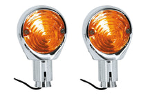 Load image into Gallery viewer, Bullseye Bar End Turn Signals / Indicators for 7/8 inch (22mm) Handlebars - Highway Hawk H68-255
