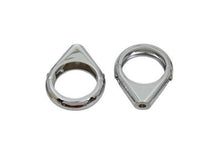 Load image into Gallery viewer, Fork Clamps for Harley-Davidson to Relocate Turn Signals/Indicators - 39mm, Chrome - Motorcycle Storehouse 980725
