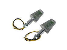 Load image into Gallery viewer, Turn Signal Set (2) Coffin Style, LED - Chrome - Highway Hawk H68-585
