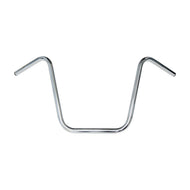 16 in. Ape Hanger Chrome 1 inch (25mm) Motorcycle Handlebars (no wiring dimples) - Motorcycle Storehouse 900670