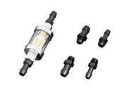 Fuel Filter with Adaptors fits Most Fuel Lines - Highway Hawk H62-120