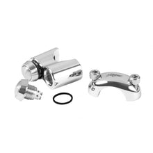 Load image into Gallery viewer, Dual (2) Custom Micro Switch Buttons for 1 in. (25mm) Handlebars - Chrome - Motone Customs MME004
