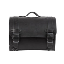 Load image into Gallery viewer, Ledrie HLMOT2-1001 Motorcycle Suitcase 26 Litres Real Leather - Small Black
