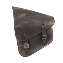 Load image into Gallery viewer, Ledrie HLZAD2-1089-2 Rear Swingarm Bag Brown 9 Litres for Harley-Davidson Softail &amp; Touring 2018 up - Genuine Real Leather
