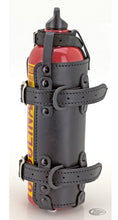 Load image into Gallery viewer, Zodiac Gasoline Fuel Bottle + Black Texas Leather Holder Emergency Petrol Can

