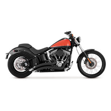 Load image into Gallery viewer, Vance &amp; Hines PCX Black Big Radius 2-into-2 Exhaust 1986-2017 Softail

