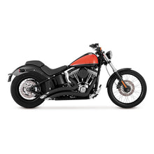 Load image into Gallery viewer, Vance &amp; Hines 46369 PCX Black Big Radius 2-into-2 Exhaust fits Harley-Davidson 1986-2017 Softail
