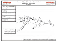 Load image into Gallery viewer, Side Mount Licence Plate Bracket fits Suzuki C800 Intruder,M800 Intruder,VL800 Volusia - Highway Hawk H593-0601
