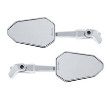 Load image into Gallery viewer, Mirror Set "New Way Tec" E-Mark fits Metric Cruiser/fits Harley-Davidson - Black &amp; Chrome - Highway Hawk H91-926BC

