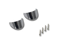 Turn Signal Visors (pair) Chrome fits Suzuki VS VL Intruder (pre-2003) - Highway Hawk H663-051