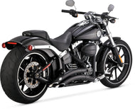 Vance & Hines 46365 PCX Black Big Radius 2-into-2 Exhaust fits Harley-Davidson 2013-2017 Breakout