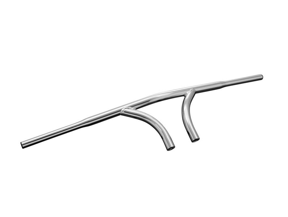 Fat 1-1/4 in. (32mm) V-Bar Extreme Handlebars, Chrome for Harley-Davidson, Chrome - Highway Hawk H55-5037