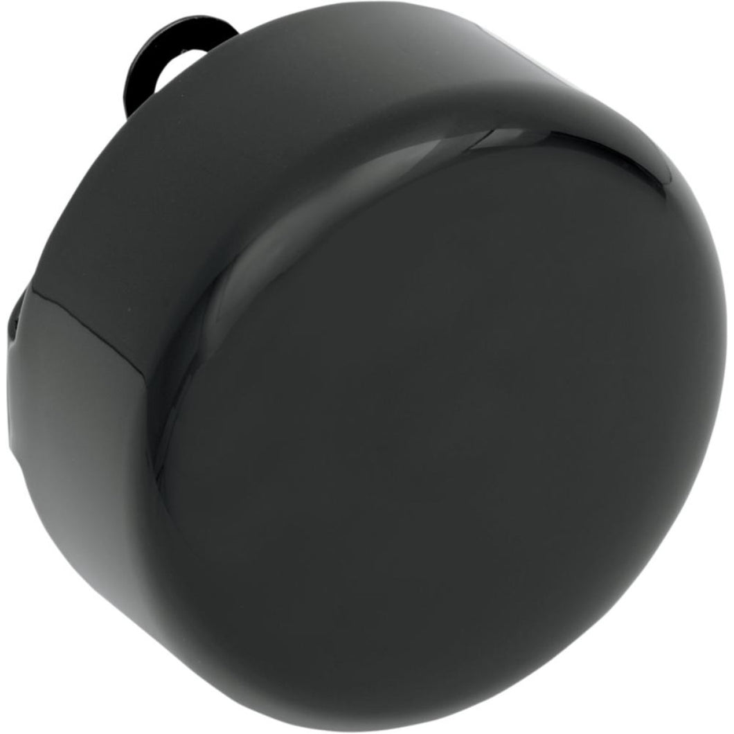 Black Round Horn Cover Replacement for Harley-Davidson Cowbell