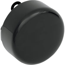 Load image into Gallery viewer, Black Round Horn Cover Replacement for Harley-Davidson Cowbell - Drag Specialties 2107-0044
