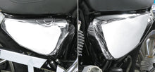 Load image into Gallery viewer, Chrome Frame Left Side Battery Cover Harley-Davidson Sportster 2004-13
