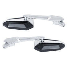Load image into Gallery viewer, Mirror Set &quot;New Way Tec&quot; E-Mark fits Metric Cruiser/Harley-Davidson - Black &amp; Chrome
