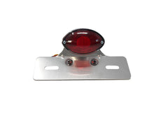 Load image into Gallery viewer, Taillight Cateye Mini plus Licence Plate Holder - Chrome
