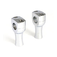 Load image into Gallery viewer, 4 in. High Risers for Harley-Davidson with 1 in. Handlebars + Top Clamp - Motorcycle Storehouse 900852
