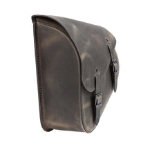 Load image into Gallery viewer, Ledrie HLZAD2-1089-2 Rear Swingarm Bag Brown 9 Litres for Harley-Davidson Softail &amp; Touring 2018 up - Genuine Real Leather

