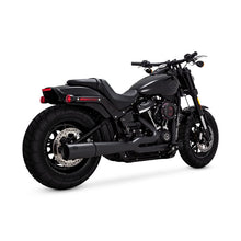 Load image into Gallery viewer, Vance &amp; Hines 47387 PCX Black Pro Pipe 2-into-1 Exhaust fits Harley-Davidson 2018 up Softail
